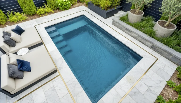 Aurora fiberglass pool