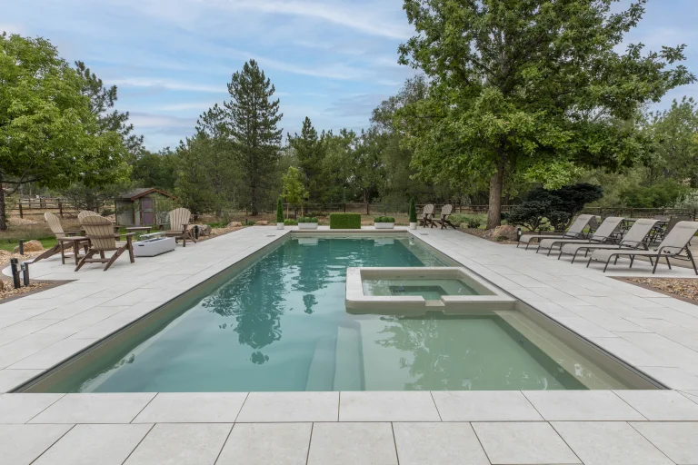 Sacred fiberglass pool